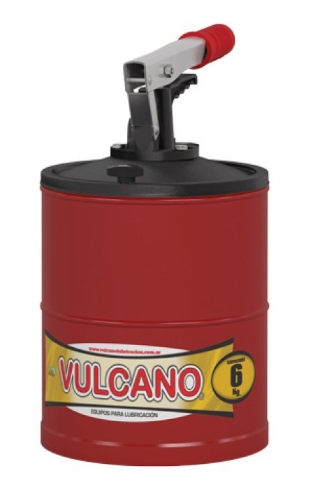 GRASERA VULCANO 6 KG MANGUERA ACERO